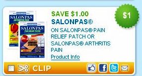 salonpas printable coupon - www.coupons.com screenshot